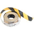 Top Tape And Label Anti-Slip Traction Yellow/Black Hazard Striped Tape Roll, 2" x 60' SG3902YB